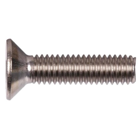 #10-32 Socket Head Cap Screw, Plain 316 Stainless Steel, 3/8 In Length, 100 PK